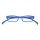 Klammeraffe Halbbrille No. 01 New Blue 2.00